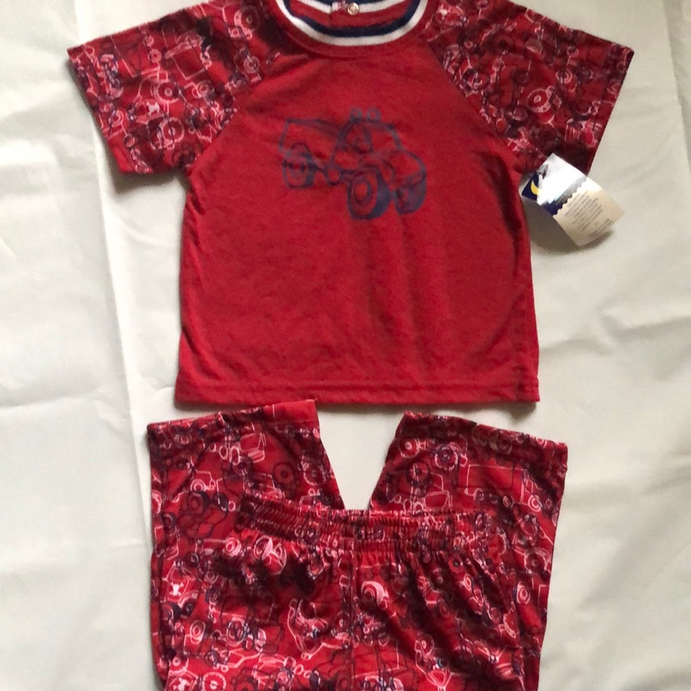 Pajamas 2 piece infant boys 12 months polyester Wonderkids pants